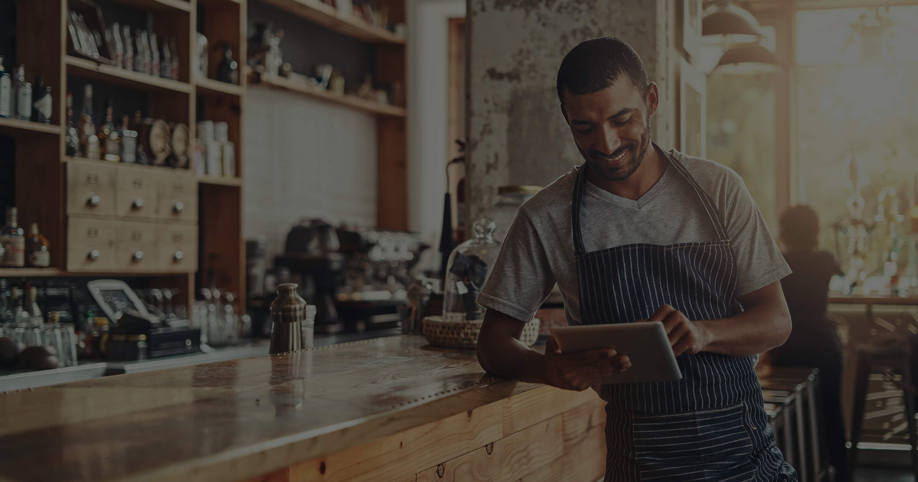 restaurant owner ordering dental floss